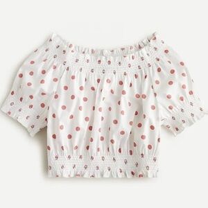 NWT JCREW XXL POLKA DOT TOP